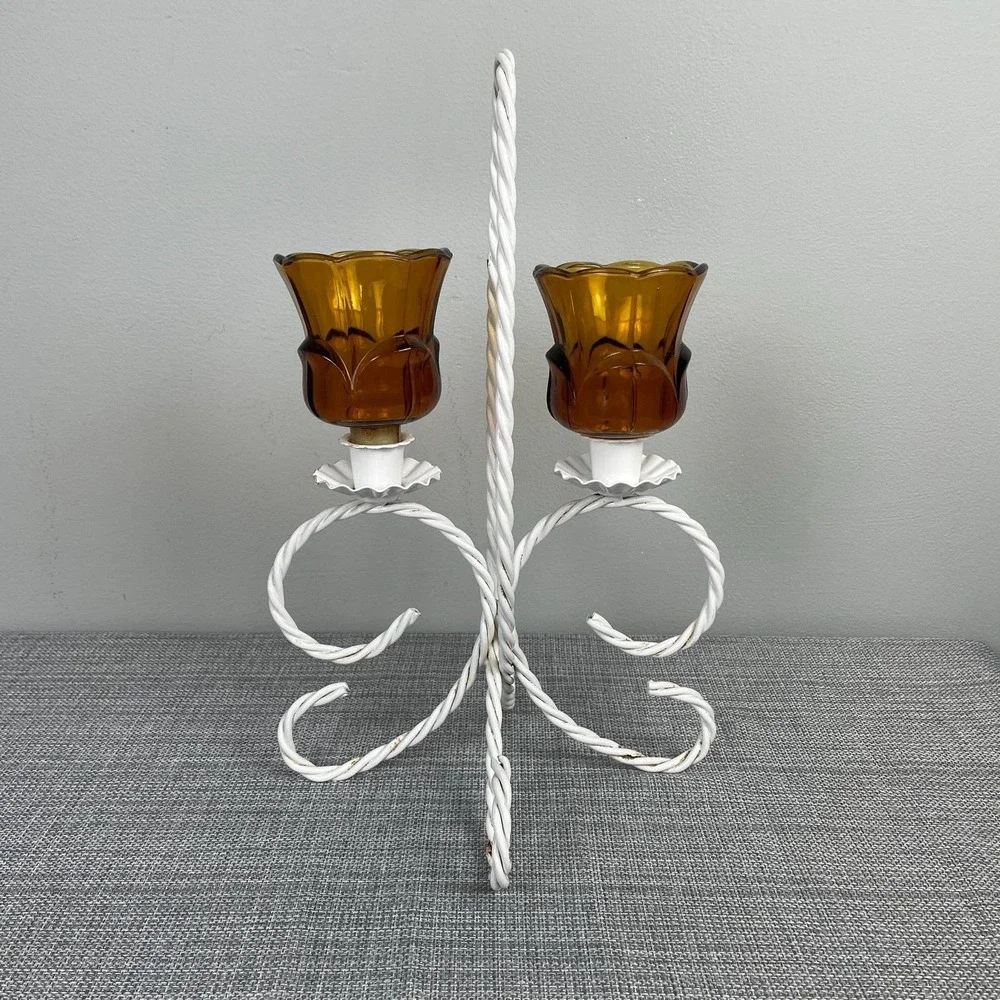Vintage tabletop candleholder